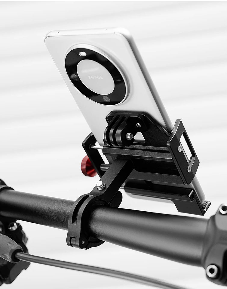 ROCKBROS Bike Phone Holder 360° View Bicycle Phone Holder for 4.7-7 inch Mobile Phone Moto Motorcycle Bracket Shockproof Bracket