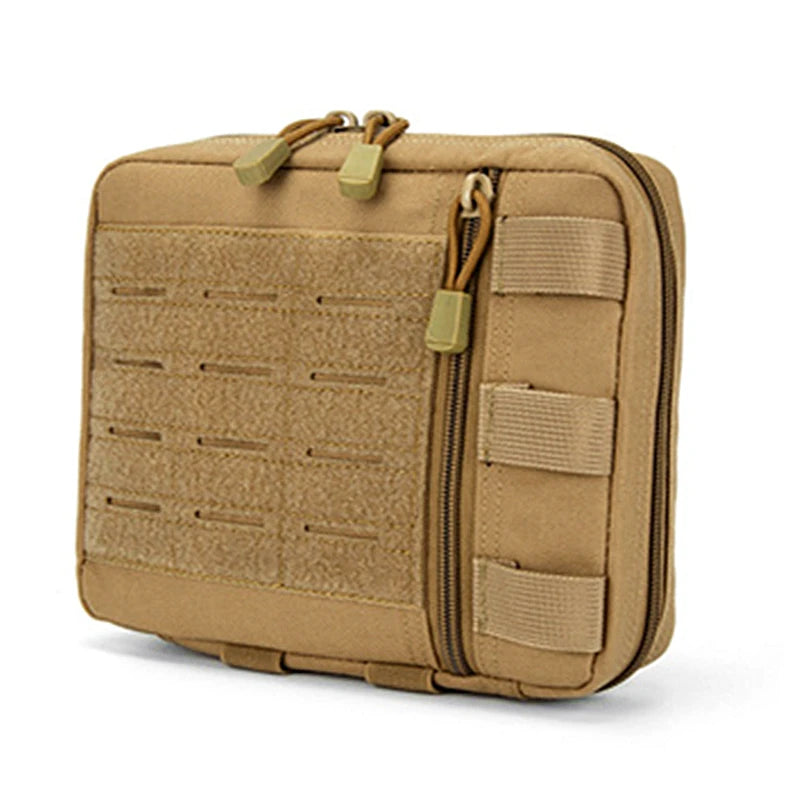 1000d Nylon Molle Admin Drop Pouch Bag, Laser Cut Utility Pouch Modular EMT EDC Organizer Cell Phone Tool Waist Pouch Bag