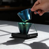 Bincoo Premium Titanium Coffee Cup 90ml for Espresso Extraction and Milk Measurement Durable Pure Titanium Construction Perfect