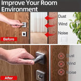 Rubber Sealing Strips for Doors and Windows, Waterproof Self-Adhesive Soundproof Strips, Rubber Door Sealing Strips, Easy to Cut