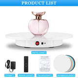 30/42/52CM 100KG Rotating Display Stand  360° Panoramic Automatic Display Table Turntable Photography Backdrop Shooting Booth