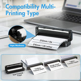 Portable Printers Wireless Inkless Thermal A4 Label Maker US Letter/A4/A5/B5 Android iOS Phone & Laptop For Travel Office School