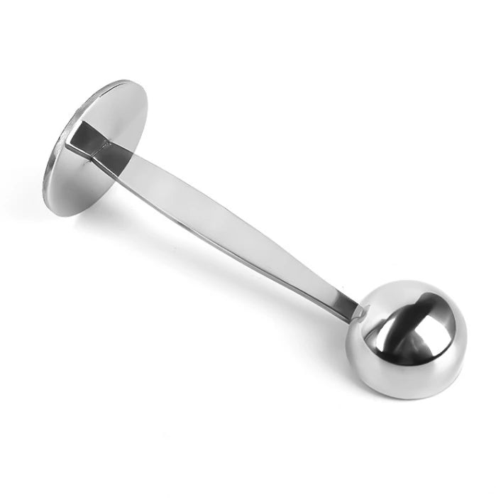 Stainless Steel Stand Tamper Spoon Tools 2 In 1 Coffee Scoop Portable Coffee Powder Measuring Scoops