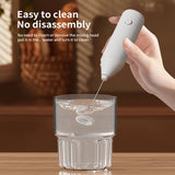 ONEKA Milk Frother Handheld Foam Maker For Lattes Whisk Coffee Cappuccino Frappe Matcha Hot Chocolate Egg Beater Drink Mixer