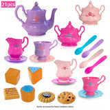 Tea Set For Little Girls, Tea Party Set, Tea Set For Toddlers Including Kettle, Cookies, Kids Play Food, Tea Party Accessories T