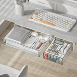 Under Desk Hidden Drawer Storage Slide Drawer Office Organizer Stationery Under Desk Organizer Dormitory Sundry Storage Drawer