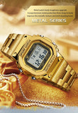 SANDA 2162 Men's Electronic Digital Watch Countdown LED Electronic Night Light Sports Waterproof Men's Electronic Watch