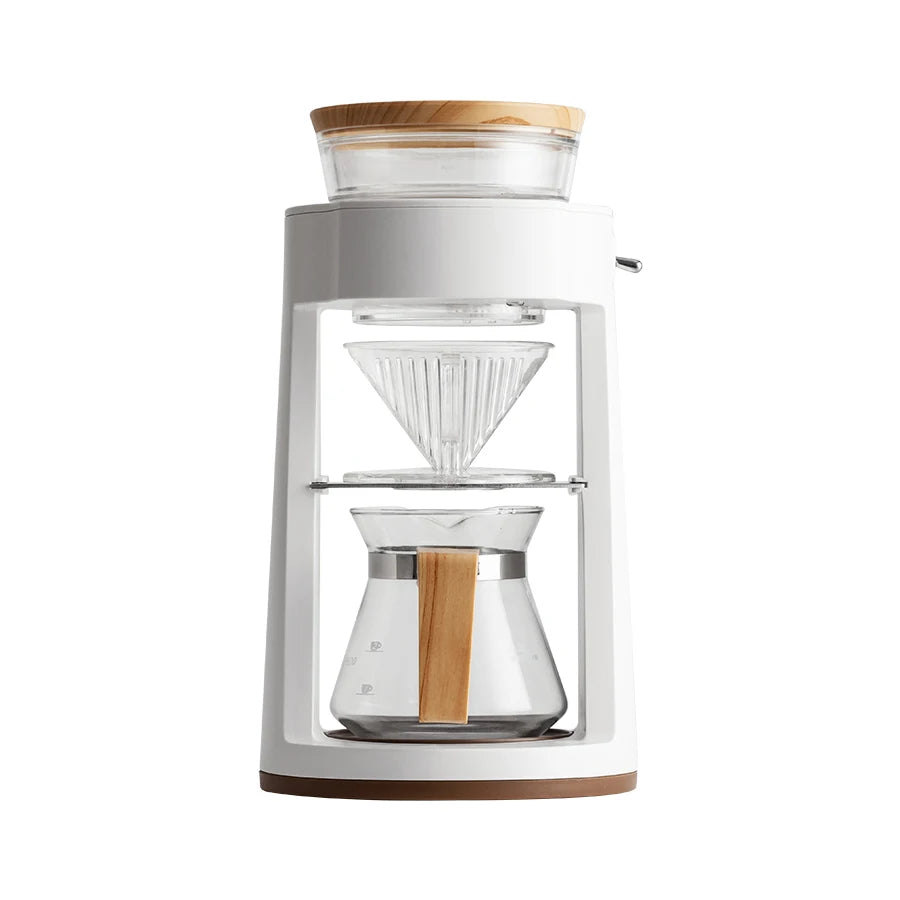 Electric Drip Coffee Maker Household Coffee Machine Tea Coffee Pot Milk