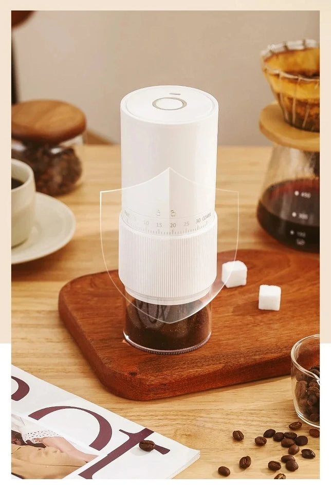 New Portable Electric\Manual Coffee Bean Grinder Household 30 Gears Externally Adjustable Coffee Machine Rechargeable Grinders