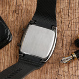 Barrel shaped Men's watch Fashion Sport LED Dashboard Pattern Dial Digital Wrist Watch Gift Digital LED Sports Watch Gifts Mens