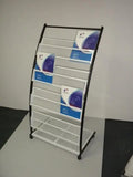 Retail Book Store Newspaper Display Stand Magazine Brochure Holder Stand Catalogue Shelf