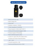 Type 1 to Type 2 EV Charger Adapter 32A EV Charger Connector SAE J1772 to Type 2 Adapter for Electric Vehicle Charging