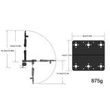 6-DOF Robotic Arm DIY Kit Multi Degree-of-Freedom Robot Servo Grasping Maker Education Construction Set (Excluding Servo)