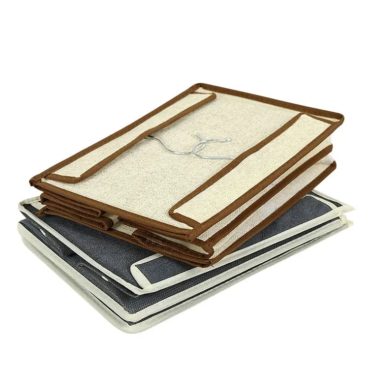 Non-woven Closet Wardrobe Cabinet Organizer Hanging Pocket Drawer Clothes Storage Clothing Home Organization Hanging Storage Bag