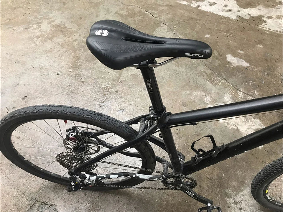 ZTTO Bike Seat Soft MTB Road Bike Saddle Pain-Relief  PU Leather Breathable Seat Cushion Bicycle Saddle Cushion Bicycle Parts