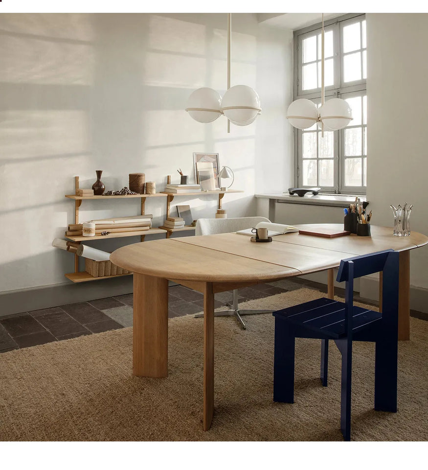 Restaurant Round Dining Table Modern Living Room Lounge Wood Nordic Dining Table Folding High Mesas De Comedor Home Furniture