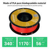 KINGROON 5KG PLA TPU PETG Filament Mix color 1.75mm 3D Printer Plastic No Bubble Spool 3D Printing Materials Wholesales
