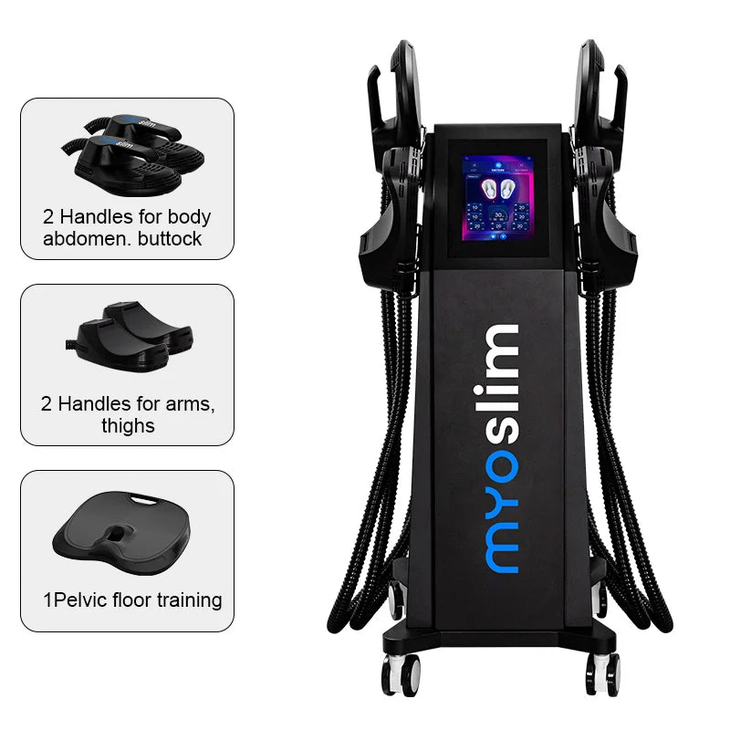 Professional Myoslim RF Machine EMS Body Sculpting Machine EMS Fat Burning EMS Slimming Muscle Stimulator