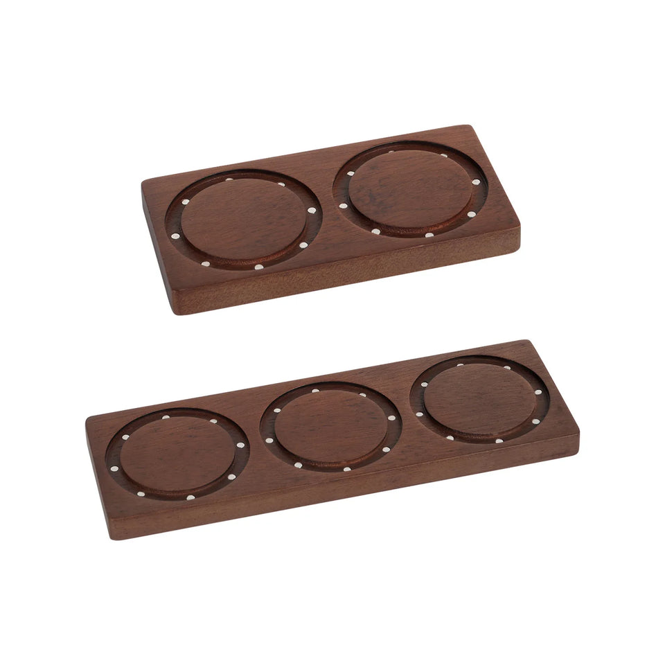 58mm Coffee Filter Basket Storage Tray Magnetic Wall Mounted Coffee Grounds Bowl Rack Single/Double Bowl Blind Bowl Rack