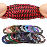 1~100m New Braided Cable Sleeve 4 8 12mm Flexible PP Cotton + PET Yarn Harness Sheath Dust Proof Wire Sleeving Protection Wrap
