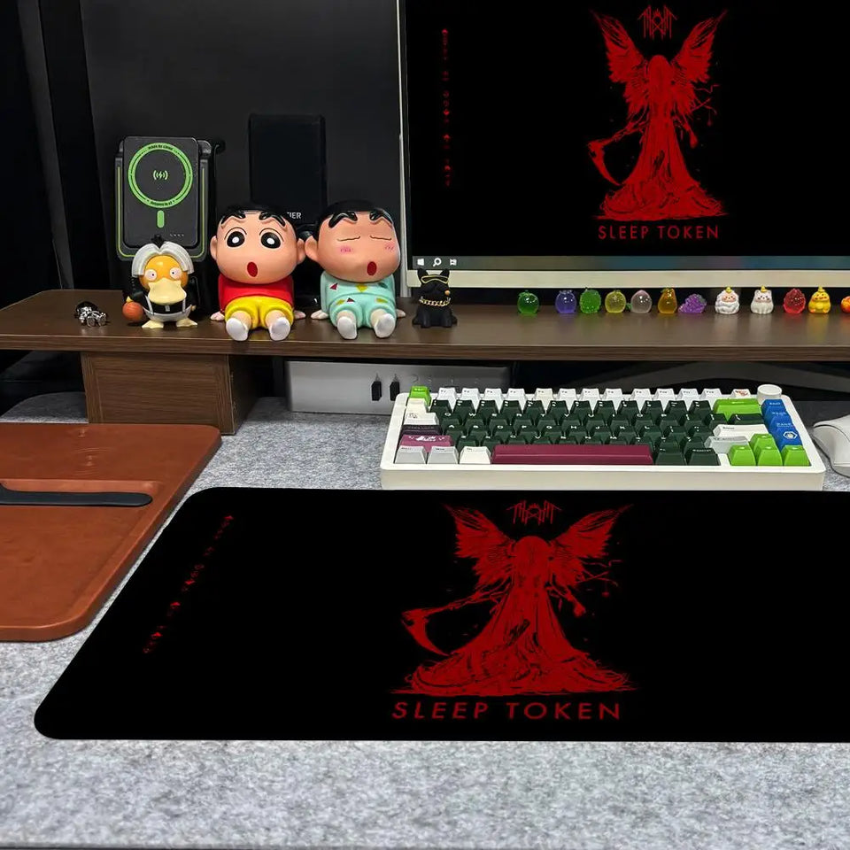Sleeps Tokens Mouse Pad Xxl Computer Large Size Mousepad Non-slip Gamer Keyboard Mausepad 90x40cm Art Design HD Deskmat