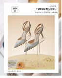 Shoe Display Stand Clear Acrylic High Heels Display Props Shopping Mall Window Counter Shoe Stand Shoe Support Shoe Rack Riser