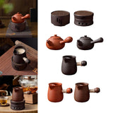 Chinese Ceramic Teapot Loose Leaf Tea Pot Tea Kettle with Anti Scald Handle for Hotel Tea Lovers Gift Home Camping Kitchen