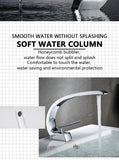 Basin Faucet Modern Bathroom Mixer Tap Black/chrome Wash basin Faucet Single Handle Hot and Cold Waterfall Faucet