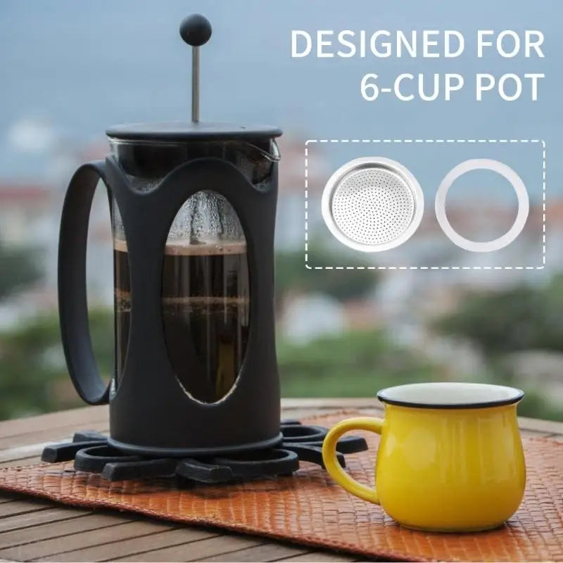 367A Efficient Coffee Maker Replacement Set With Gaskets Seals And Aluminium Filter