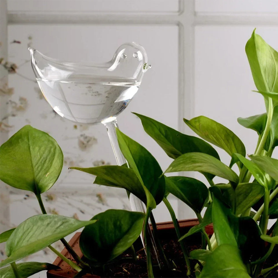 Imitation glass bird automatic flower watering device, lazy person watering device, travel dripper, lazy person watering device,