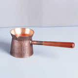 Pure Red Copper Coffee Tea Pot Cup Spoon Set Drinkware Long Gooseneck Spout Kettle Hand Drip Kettle turkish Coffee Maker Set