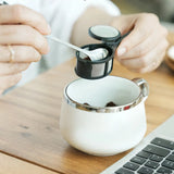 Coffee Filter Spoon Reusable Coffee Capsule Powder Tea Infuser Loose Leaf Strainer Bag Spoons Fine Pastic Mesh Kitchen Filters