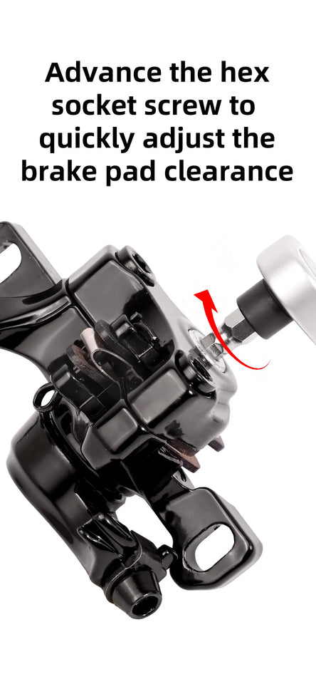Bicycle Disc Brake Aluminum Alloy Mechanical Wire Pull Disc Brake MTB Bike MT200 160/180MM Caliper Hydraulic Disc Brake