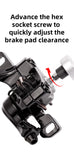 Bicycle Disc Brake Aluminum Alloy Mechanical Wire Pull Disc Brake MTB Bike MT200 160/180MM Caliper Hydraulic Disc Brake