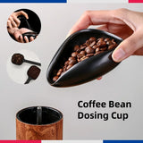 Coffee Bean Dosing Cup and RDT Spray Bottle Set, Kit For Espresso,Coffee Bar Accessories,Ceramic Single Dosing Tray For Coffee
