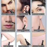 Kemei rechargeable all in one hair trimmer for men grooming kit electric beard trimmer facial body eyebrow nose ear trimer women