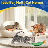 Cat Toys Catnip Toys for Cats Soft and Durable with Rattle Sound Interactive Kitten Toys for Indoor Cats Cat Chew Toy for All B