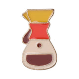 Coffee Cup Bean Grinder Enamel Pin Brooch Metal Lovers Badge Wholesale Lapel Decoration Gift Accessories Jewelry Free Shipping