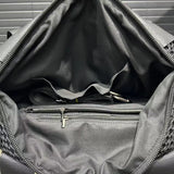 Ladies' fashionable retro mesh tote bag with large capacity and personalized splicing, single shoulder diagonal cross bag
