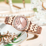 New stock! ! Women Bracelet Watches Steel belt Love Steel belt Rhinestone Quartz Wrist Watch Luxury Fashion Watch for women
