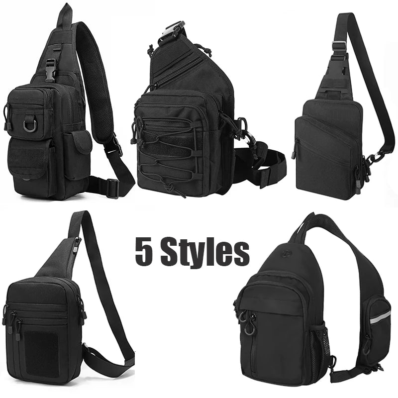 Concealed Carry Bag Tactical Crossbody Sling Backpack Shoulder Gun Holster Bag Chest Pack EDC Pouch Pistol Holster Bag Hunting