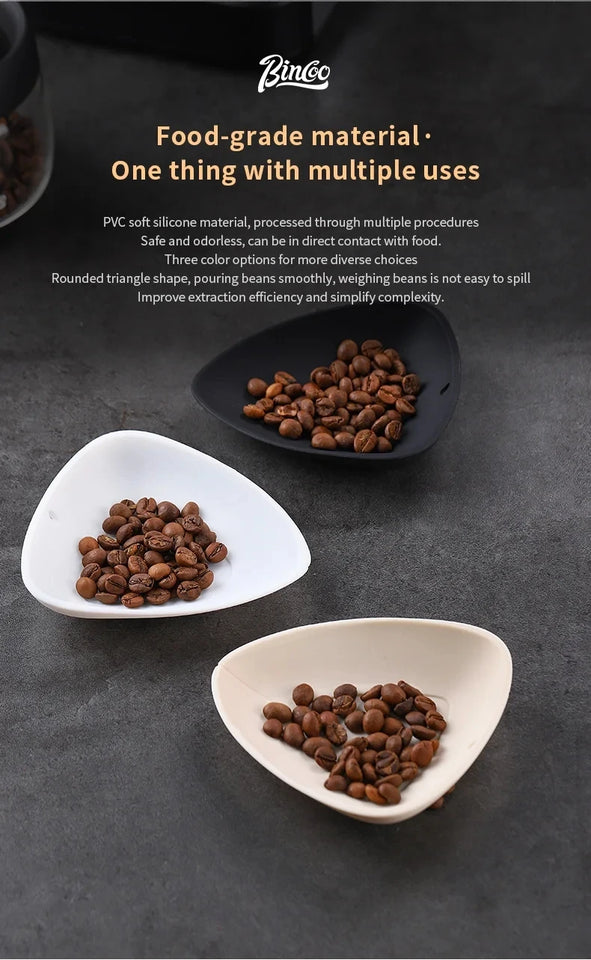 Coffee Bean Weighing Dish Beans Dose Trays Measuring Cup Handheld Coffee Container Spoon Shovel Tea Coffee Trays Precision Grind