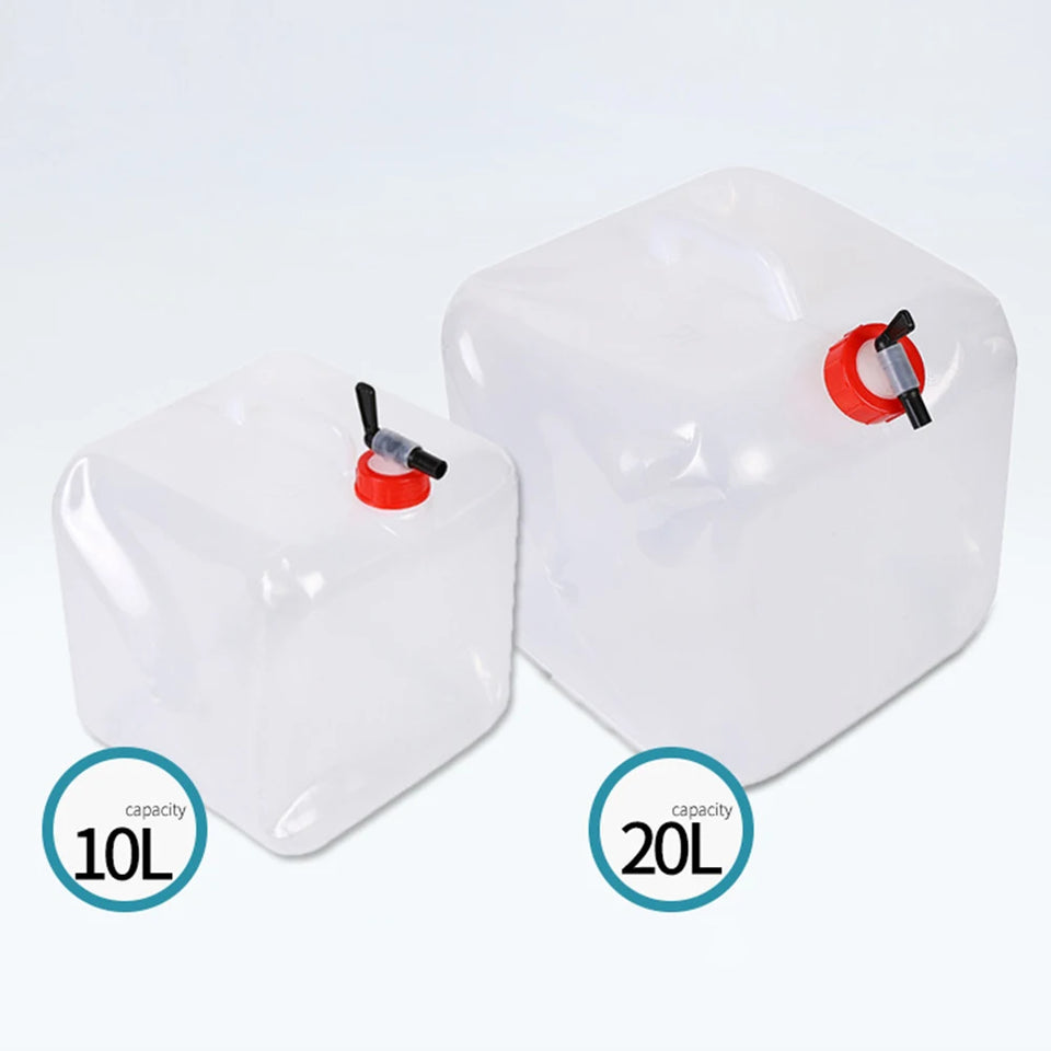 10/15L/18L/20L Thickened Collapsible Water Storage Container Large Capacity Outdoor Camping Drinking Bag Water Tank Bucket