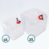 10/15L/18L/20L Thickened Collapsible Water Storage Container Large Capacity Outdoor Camping Drinking Bag Water Tank Bucket