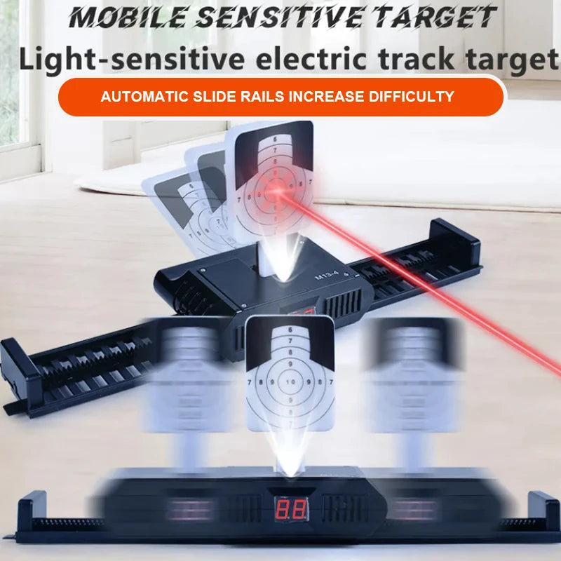 9mm Dry Fire Laser Trainer with Rechargeable Smart Laser Target System, Instant Dynamic Feedback, Safe and Efficient Training.