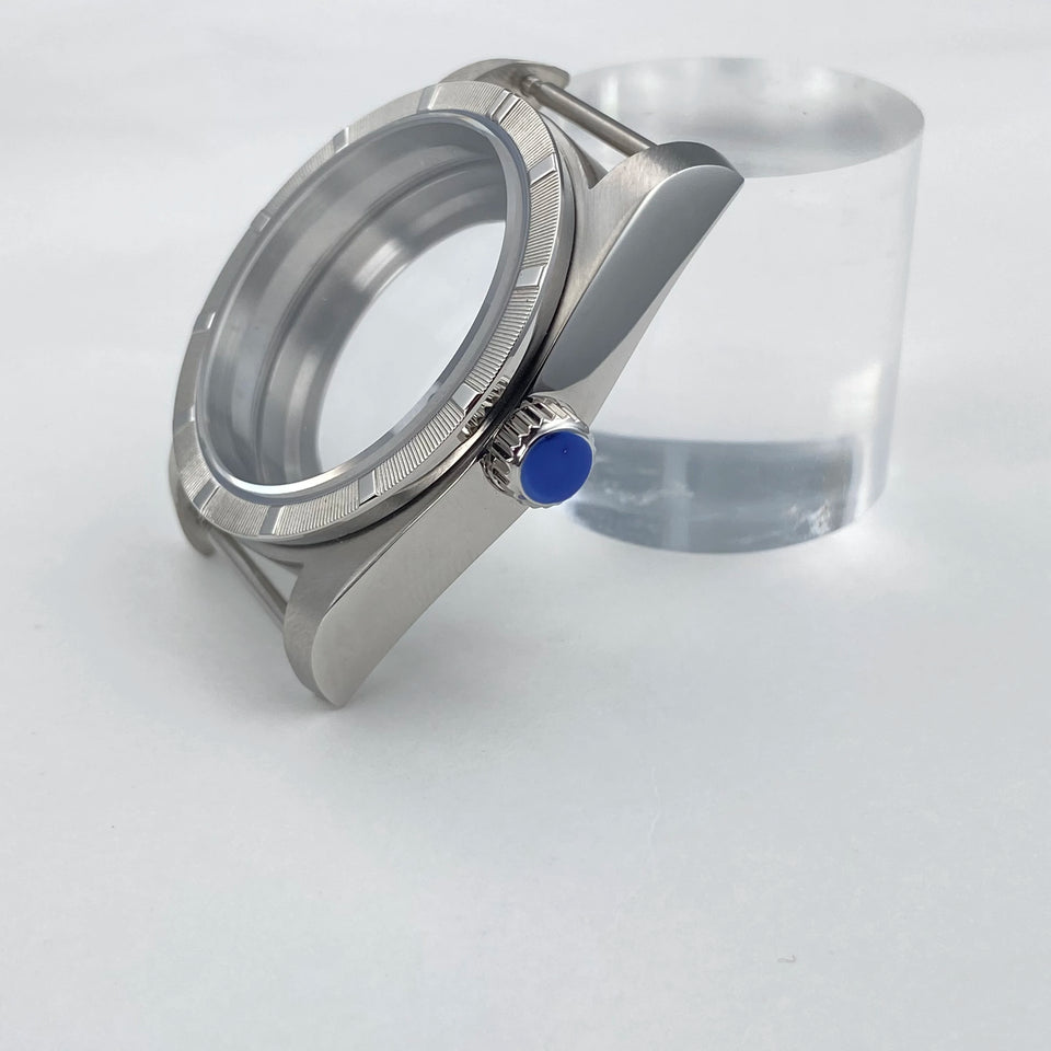 New arrivals 36mm watch case Engine Turned BEZEL for AK Parts Replacemet Fits 28.5mm Dial NH35/36 Movement Modification Parts