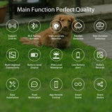 WiFi Rain Sensor Rainfall Duration Leakage Detection Outdoor Waterproof Battery Tuya Smart Life App Control Home Automation