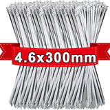 Metal Cable Ties Stainless Steel Self Locking Fastening Rings Heavy Duty Cables Tie Strap Exhaust Wrap Organizer For Home Office