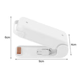 Mini Food Vacuum Sealer Portable for Insulated Lunch Bags & Snack Packaging Mini Hea Bag Seal Machine