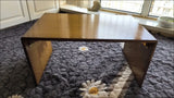Japanese Style Pure Bamboo Foldable Coffee Table Real Wood Tatami Low Sitting Floor Mat Small Tea Table Window Seat Table